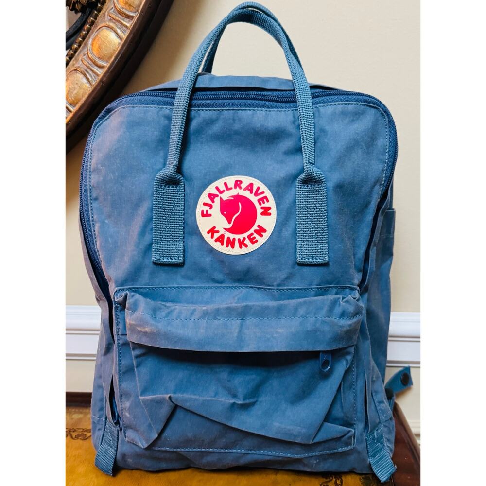 Fjallraven Kanken Swedish Blue Classic Durable Dayback Backpack